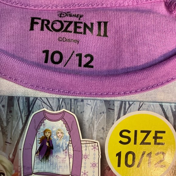 Disney Frozen ll Elsa & Anna Stronger Together Girls Pajama Set size 10/12 - Picture 8 of 12